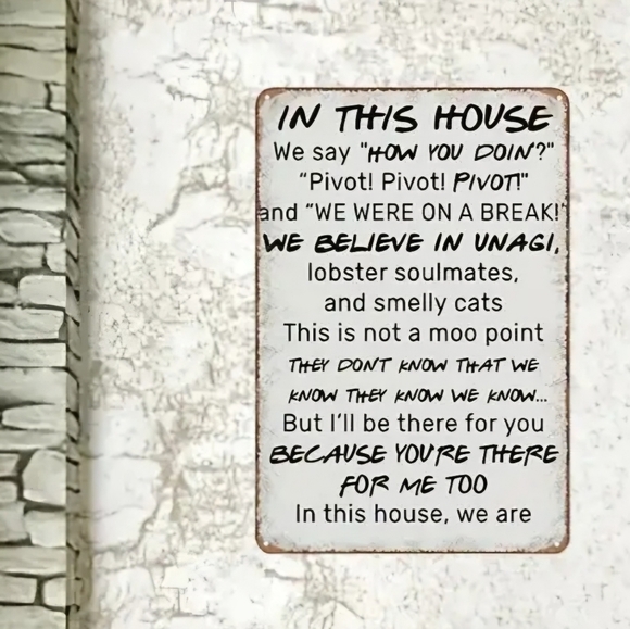 Friends TV show Decorative Tin Sign - Picture 2 of 5